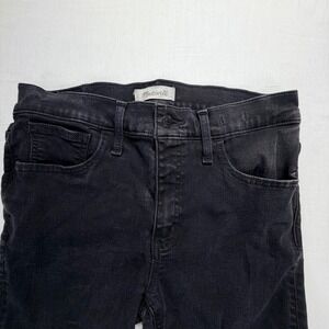 Madewell Roadtripper High Rise Black Skinny Jeans Womens 29 T